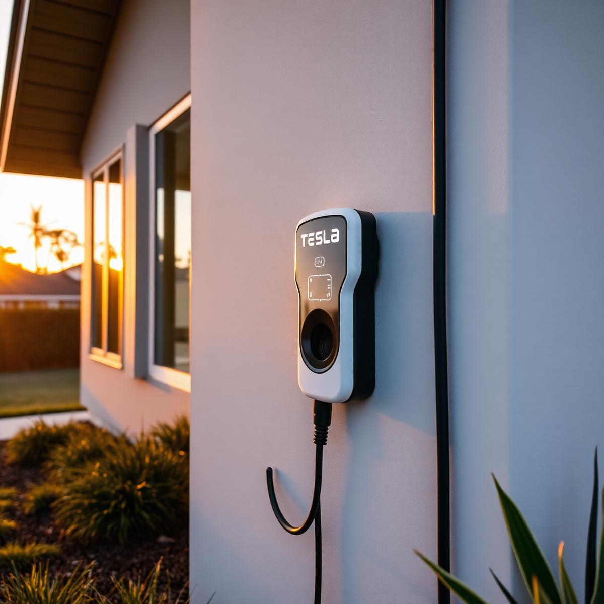 Tesla Wall Connector install